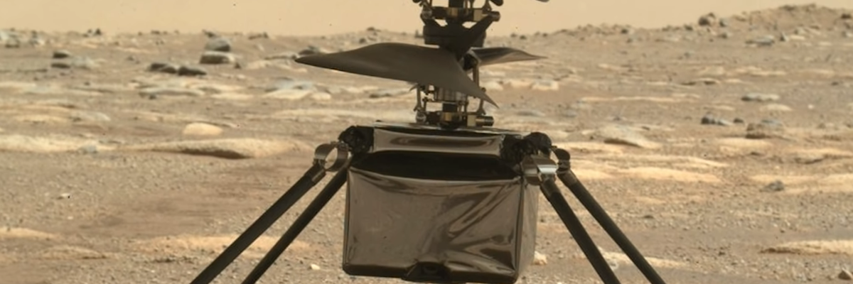 A földön maradt a NASA Mars-helikoptere