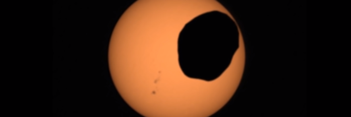 A NASA marsjárója gyönyörű videót készített a napfogyatkozásról a Marson