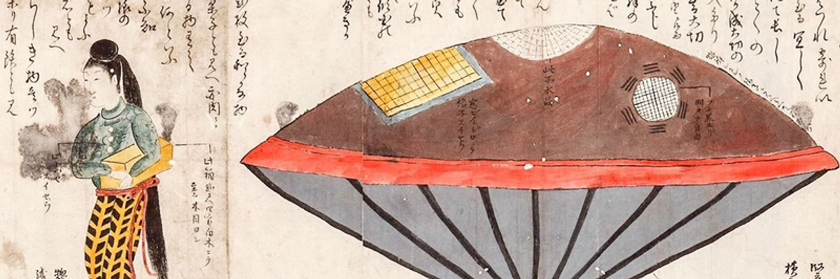 Amikor egy UFO meglátogotta a japánokat 1803-ban: az Utsuro-bune legendája