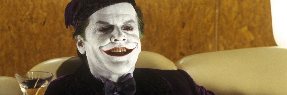 Jack Nicholson Jokerként a Batmanben 1989-ben