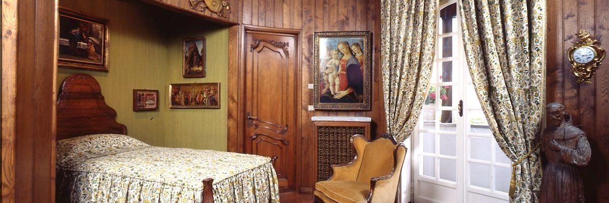 ​Jacopo del Sellaio festménye a Villa Cerruti egyik hálószobájában
