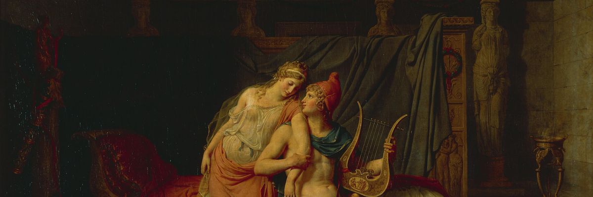 Jacques-Louis David: The Loves of Paris and Helen (Louvre)