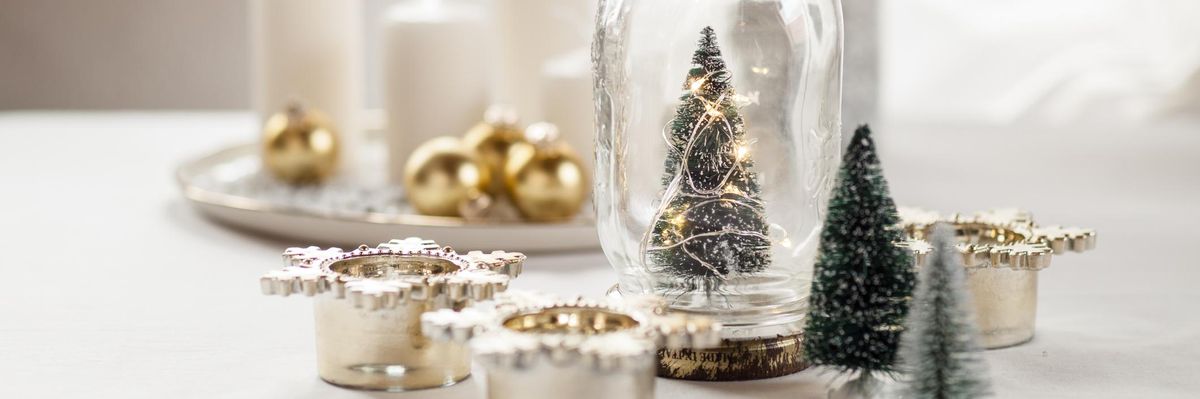 karácsony dekoráció díszítés karácsonyfa üveg