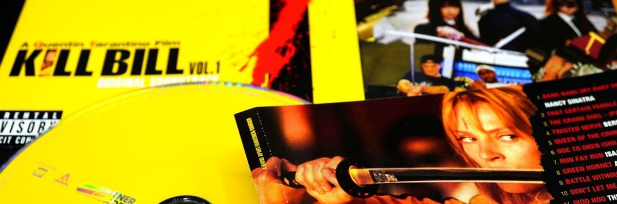 Kill Bill c. filmről emezek és lemezborítók