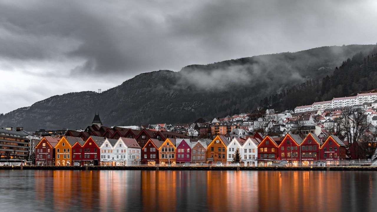 a világ legnyugodtabb városa, a norvégiai Bergen