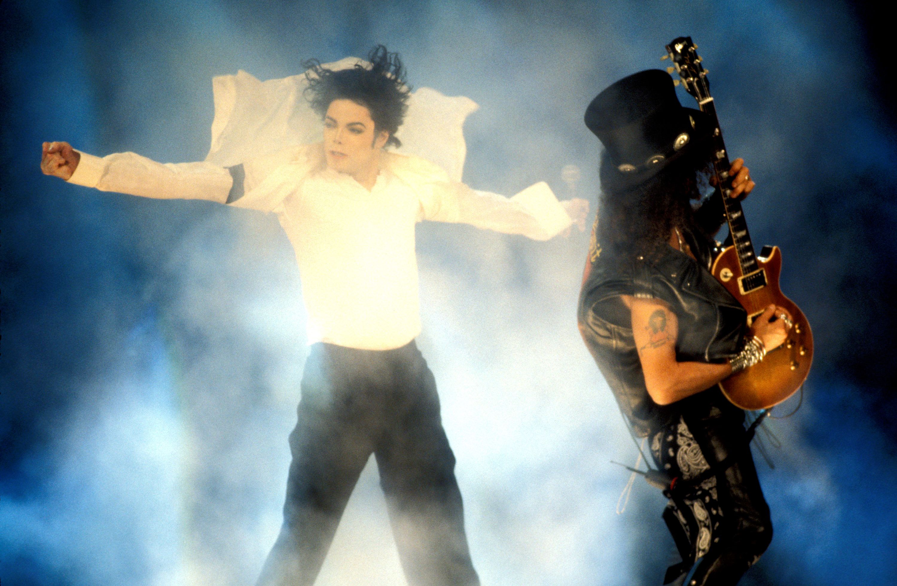Michael Jackson és Slash 