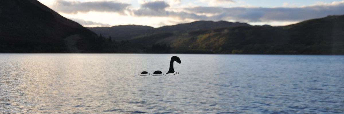 Loch Ness-i szörny, illusztráció