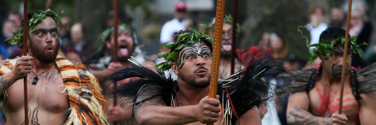 maori emberek törzs új-zéland