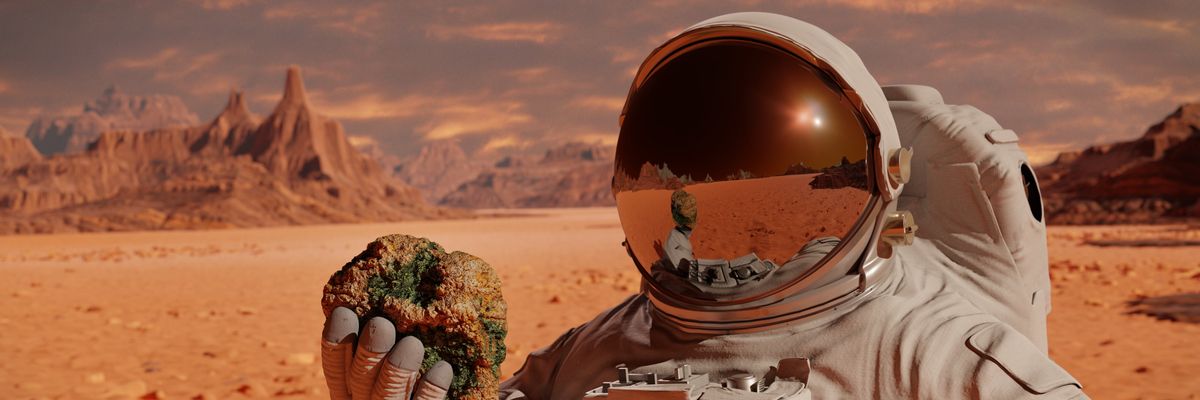 mars űrhajós illusztráció