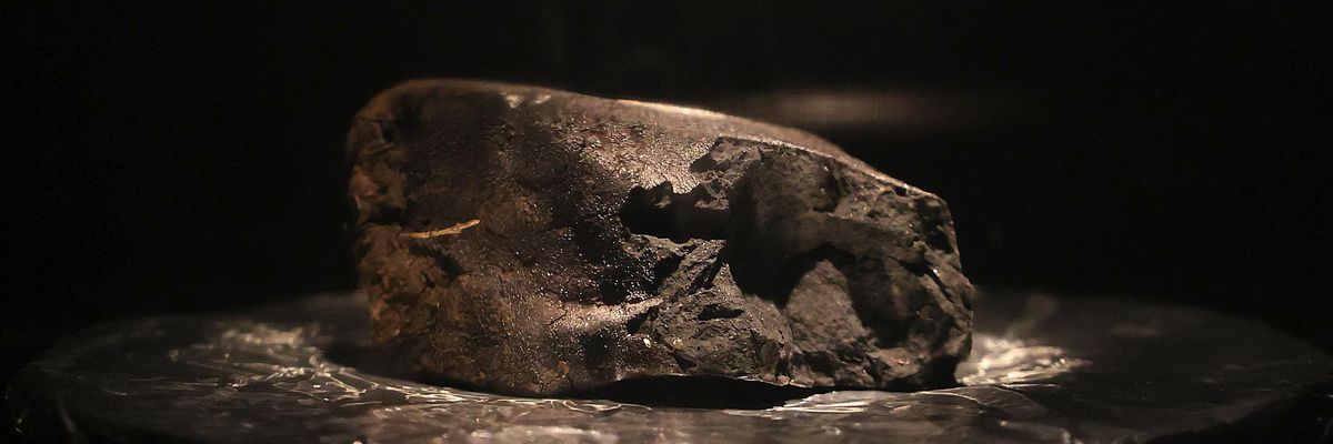 meteorit a londoni Természettudományi Múzeumban