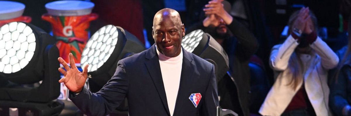 Michael Jordan a 2022-es NBA All-Star-gálán