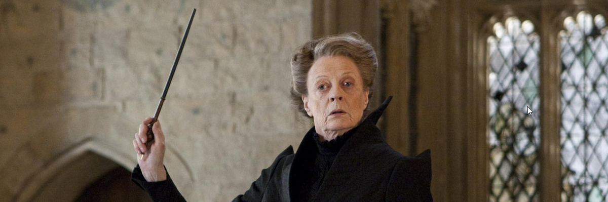 Minerva McGalagony professzor a Harry Potterben