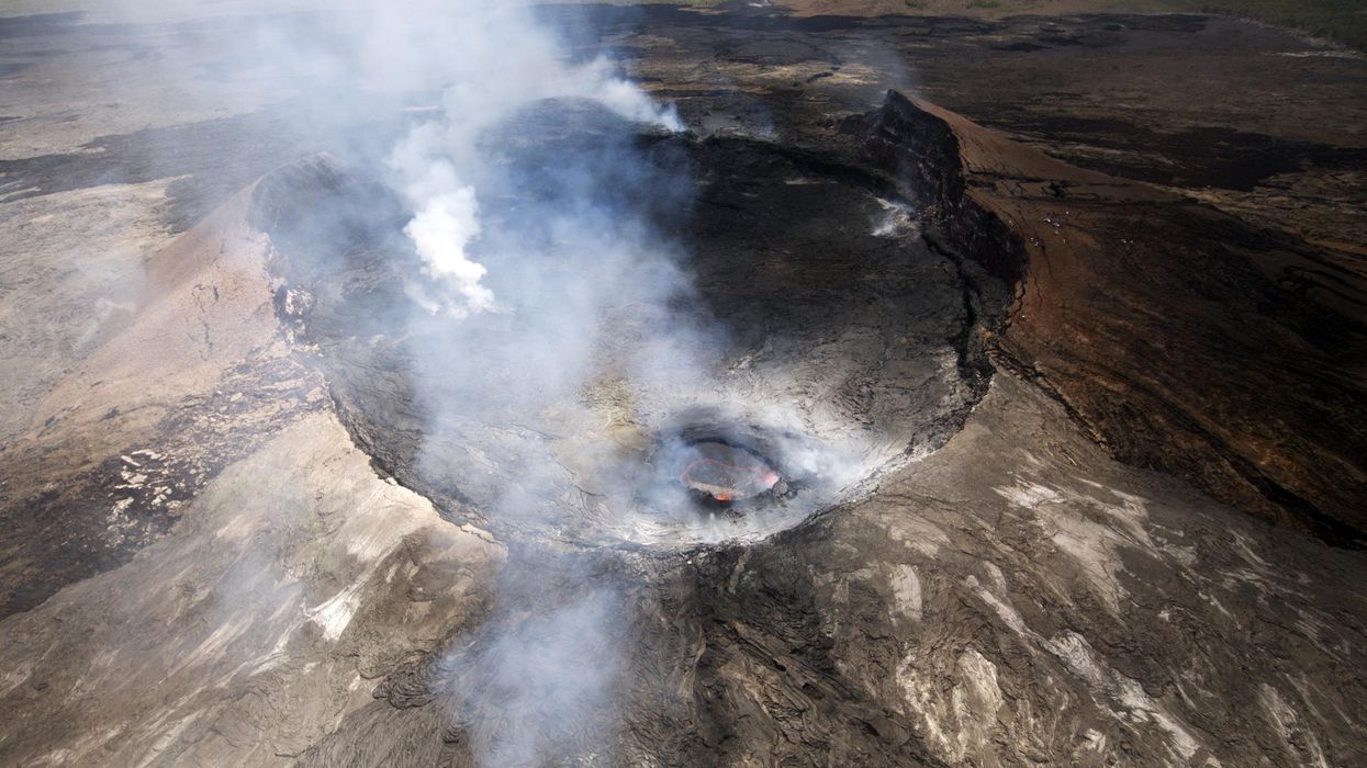 működő vulkán hawaii-on