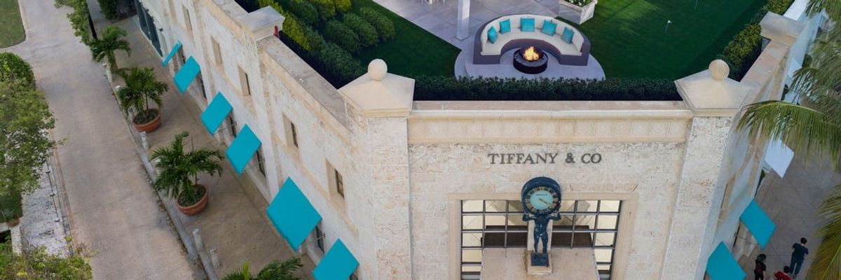 Penthouse lakás a Tiffany & Co. üzlet tetején Palm Beach-en