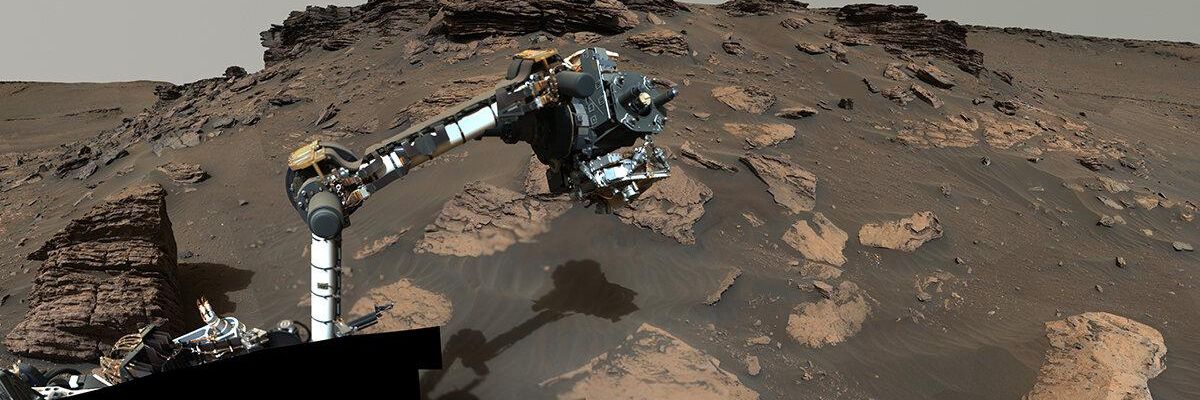 Perseverance rover az élet nyomai után kutat a Mars Jezero kráterében