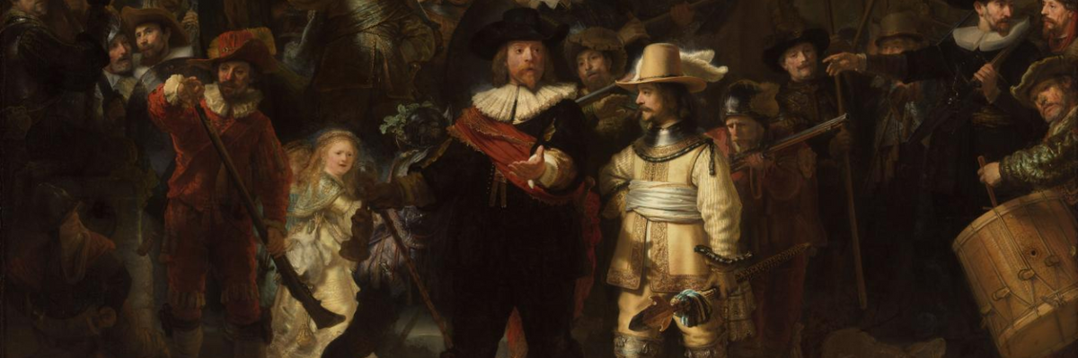 Rembrandt-festmény Éjjeli őrjárat