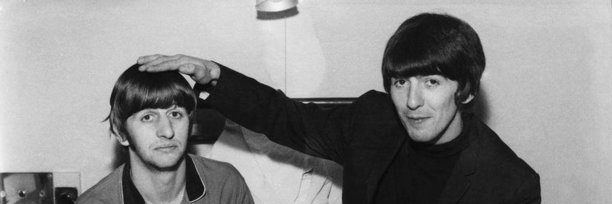 Ringo Starr és George Harrison.