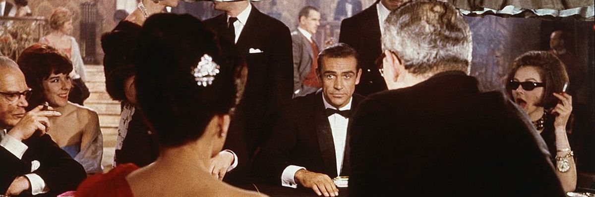 Sean Connery az első James Bond-filmben, az 1962-es Dr. No-ban