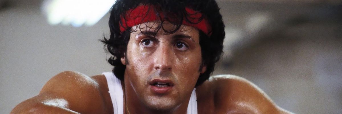 Sylvester Stallone a Rocky című filmben.