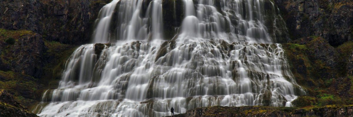 time-lapsed photography of waterfalls