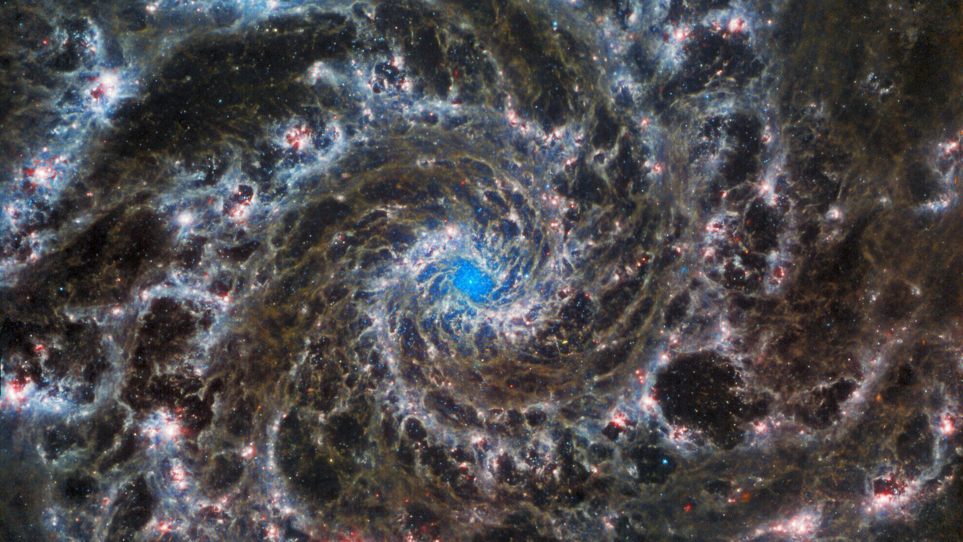  ESA/Webb, NASA és CSA, J. Lee és a PHANGS-JWST csapata )